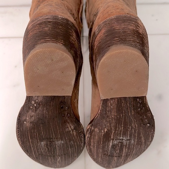 New Old Gringo Leopardito Leather Cowboy Boots 10” Size 6 - Picture 5 of 16